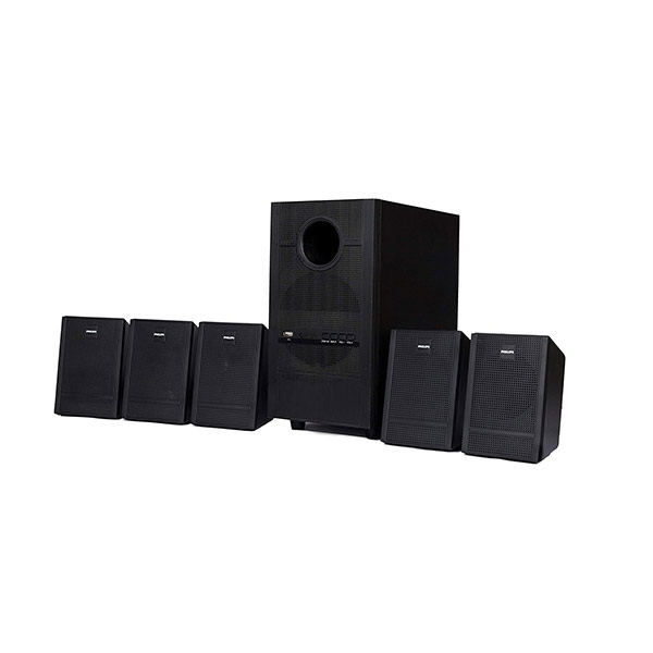 Philips 28 W Home Theatre (Black, 5.1 