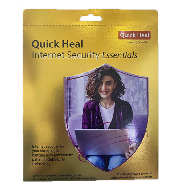 Quick Heal Internet Security Premium - 1 Users (DVD) (QUICKHEALAVINTSECTSU)