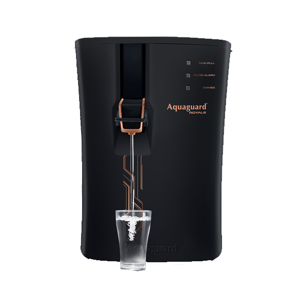 Eureka Forbes Aquaguard Royale RO+UV+MTDS Electrical Water Purifier (Active Copper Technology, Black) (AGROYALEROUVMTDS)