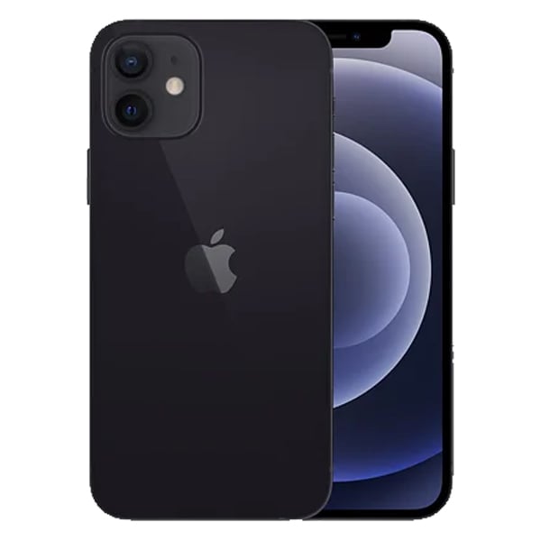 Apple iPhone 12 (Black, 128 GB) (IPHONE12128GBBLACK)