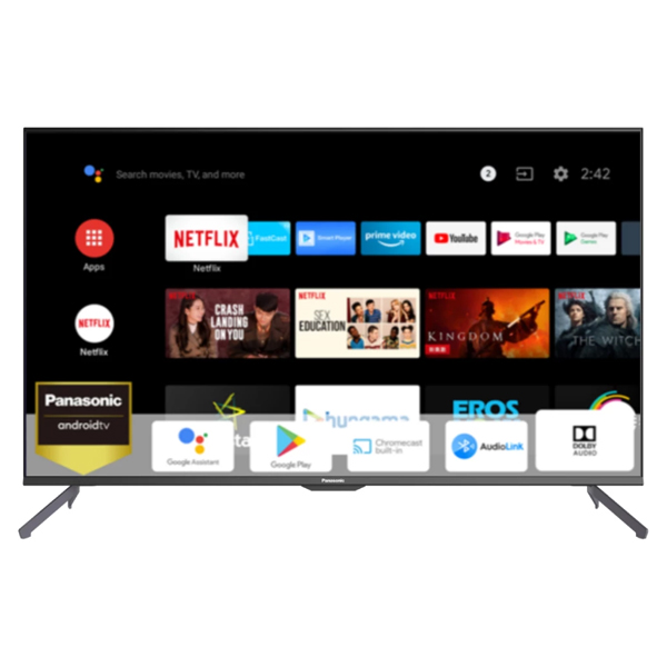 Panasonic Ultra HD (4K) Smart Android LED 65 inch(164 cm) (2021 Model Edition) (TH65JX750DX)