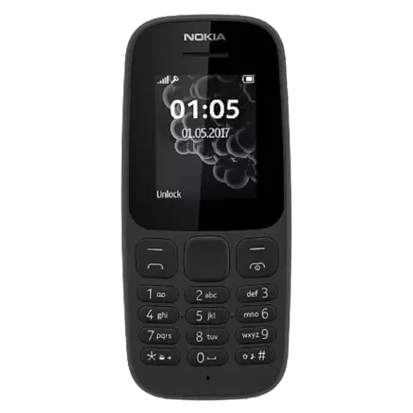 Nokia 105 SS 2020 / 105 ta-1304 ss  (Black) - NOK105TA1304SS