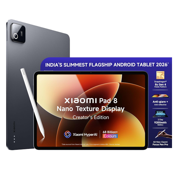 Redmi Pad 8 Wi-Fi Android Tablet with Nano 11.2 Inch, 12GB RAM, 256GB ROM (MIPAD8NANO12256GB)