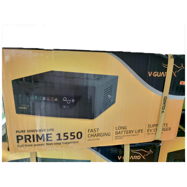 V-Guard Prime 1550, 1300 VA, 12V sine Wave Inverter (PRIME1550MILI)