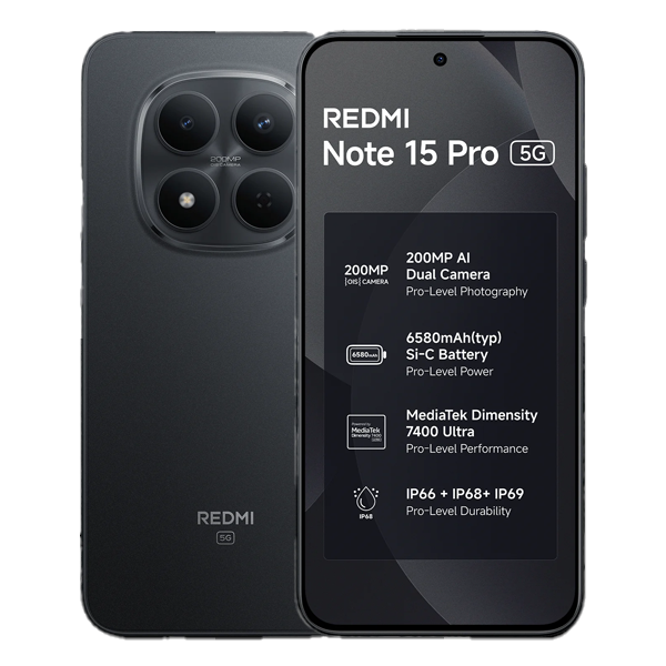 Redmi Note 15 Pro 5G 8GB RAM, 256GB (RN15PRO5G8256GB)
