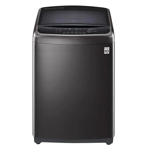 LG 18 kg Fully Automatic Top Load with In-built Heater Black  (THD18STB)