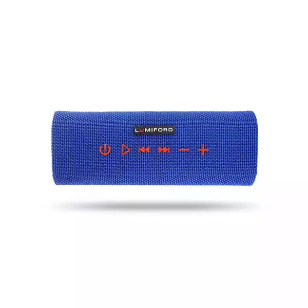 lumiford Stereo Blue Log 10 W Bluetooth Speaker (Blue, Stereo Channel) (LUMIBTSKBLUELOG)