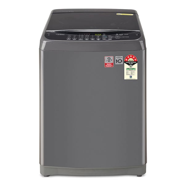 LG 9 kg 5 Star Inverter Fully-Automatic Top Load Washing Machine, Middle Black (T90SJMB1Z)