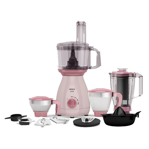 Havells RHYTHM 750 W Mixer Grinder (4 Jar, RHYTHM750W4JAR)