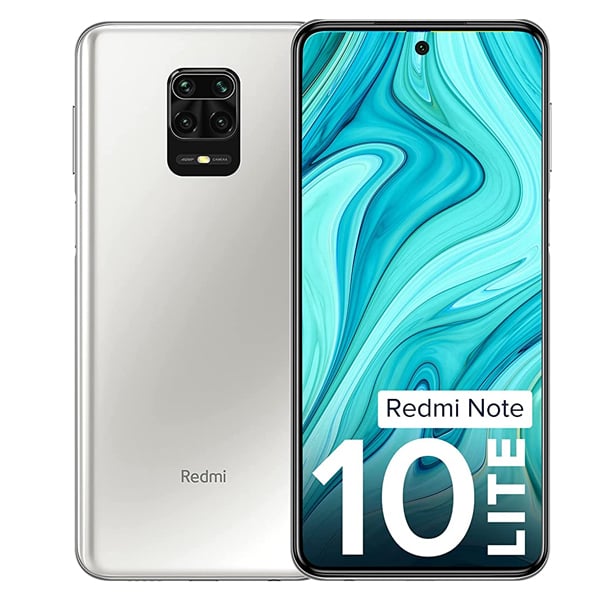 Redmi Note 10 Lite (Glacier White, 6GB RAM, 128GB ROM) (RN10LITE6128GLACIWHT)