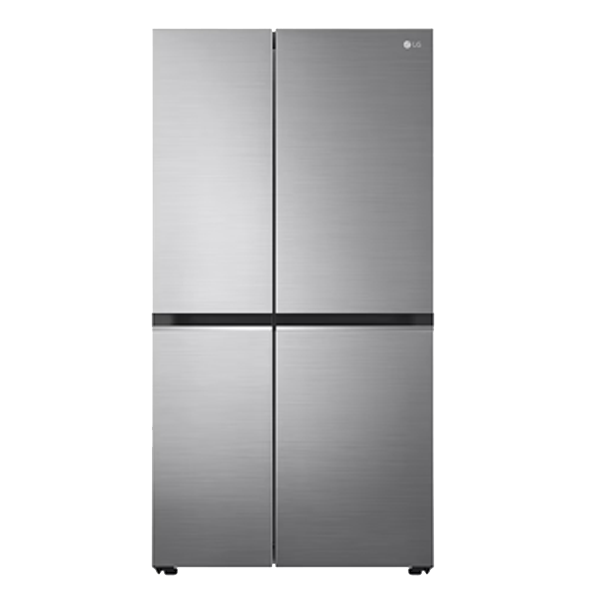 LG 655 Litres 3 Star Side by Side Refrigerator with Smart Diagnosis (GLB257EPZX, Shinny Steel)