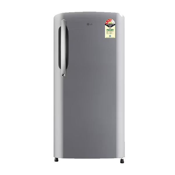LG 201 L Single Door Refrigerator (Smart Inverter Compressor, Shiny Steel, GLD2136YHPZ)