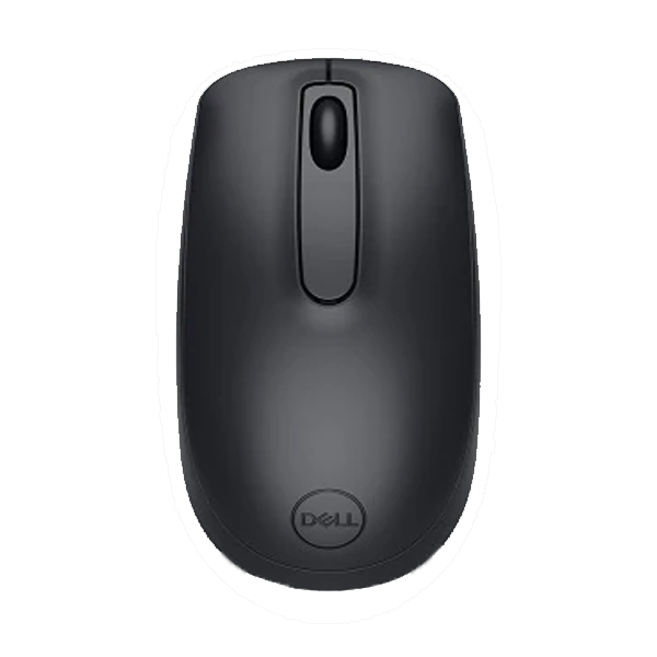 Dell WM118 Wireless Optical Performance Mouse (1000 dpi, Ambidextrous Design, DELLWM118, Black)