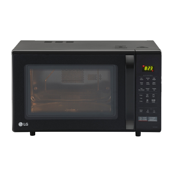 LG 28 L All-In-One Convection Microwave Oven with 251 Auto Cook Menu, Quartz Heater (Black, MC2846BG)