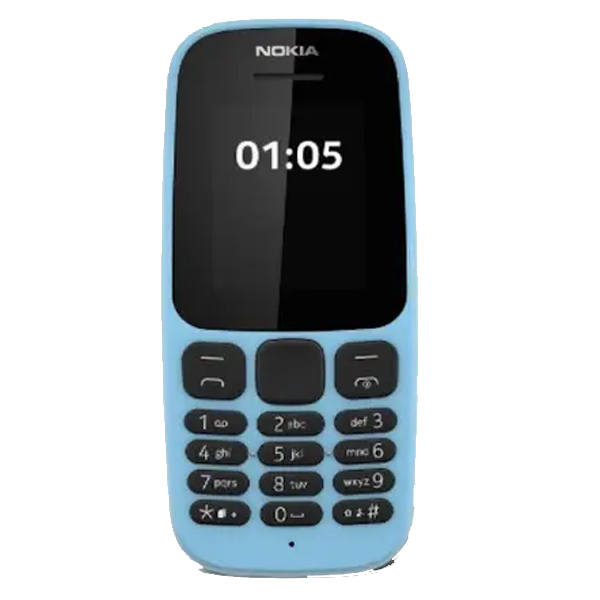 Nokia 105 Dual Sim Keypad Phone (4MB RAM, FM Radio, NOK105DS)