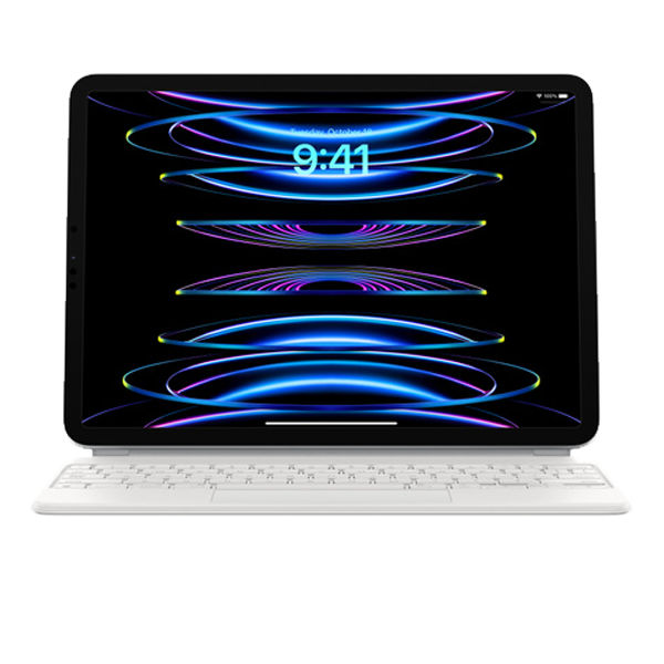 Apple Magic Keyboard for iPad Pro 11-inch and iPad Air (White, 4th Generation, IPDPROAIR11MCKDMJQJ3)