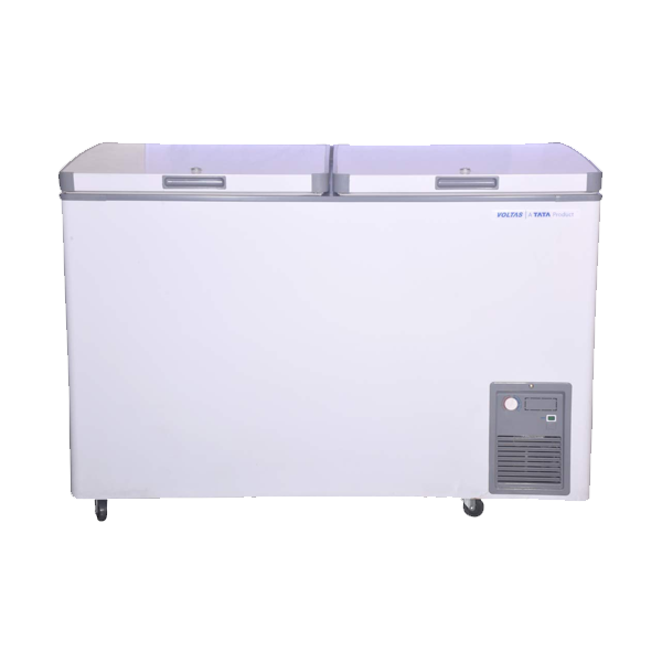 Voltas CF HT 320 DD P Double Door Deep Freezer (320 Liters, White, CFHT320DDPCNVBEPCMGY)