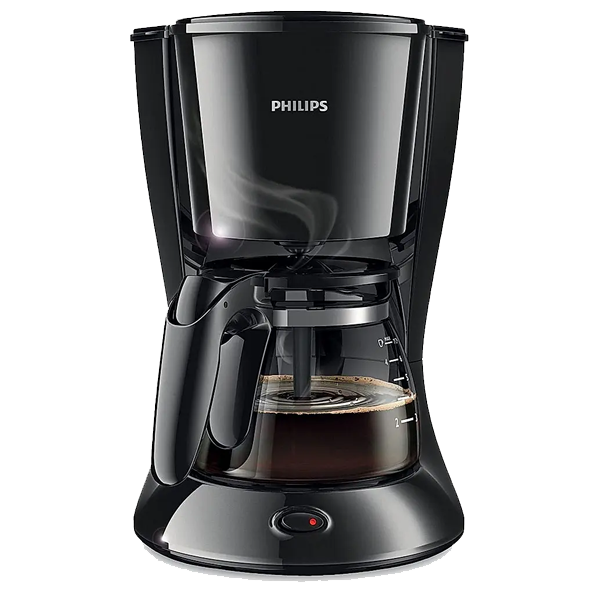 Philips Daily Coffee Maker Metal Black with Aroma Twister (HD7432)