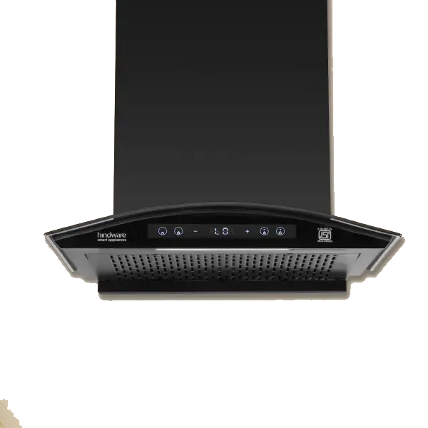 Hindware DIVINA BLDC 60 cm 1400 CMH Auto Clean Filterless Wall Mounted Chimney (Black, DIVINA60CMBLDC)