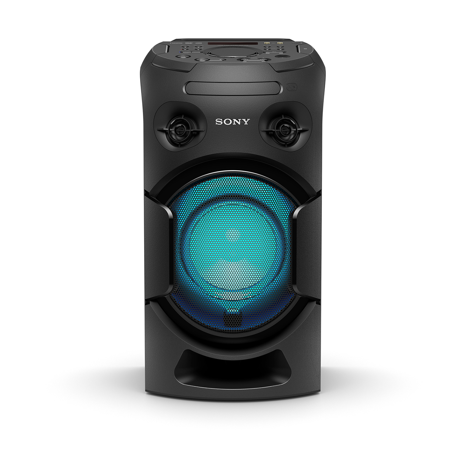 Sony MHC-V21D High Power Portable Party System (HDMI, DVD, Bluetooth, NFC & USB) - Black (MHCV21D)