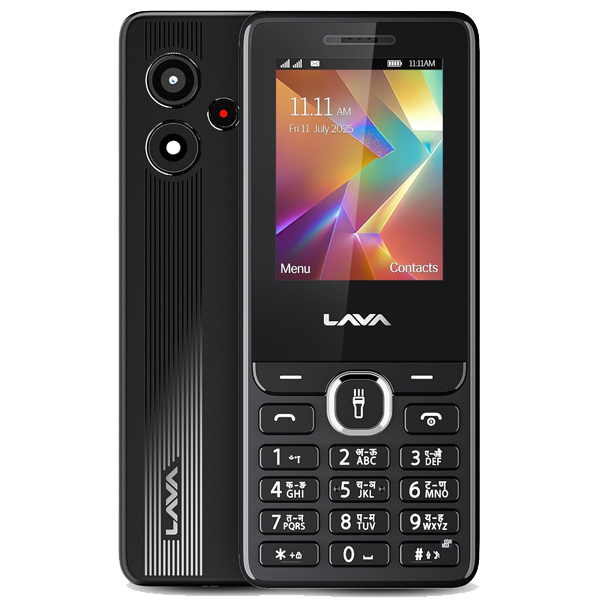 Lava A2 Smart (2025) Dual SIM Keypad Mobile Phone (2.4'' Big Display, Built-in UPI Payments, 1200mAh Battery, LAVAA2SMART)