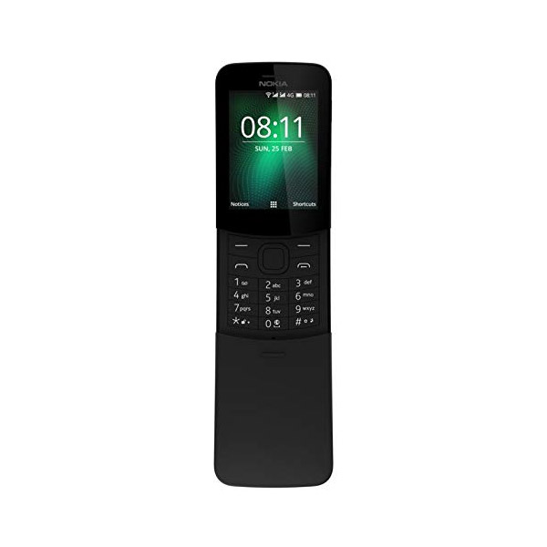 Nokia 8110 Black, 4 GB RAM  512 MB ROM (NOK81104GTA1059BLACK)