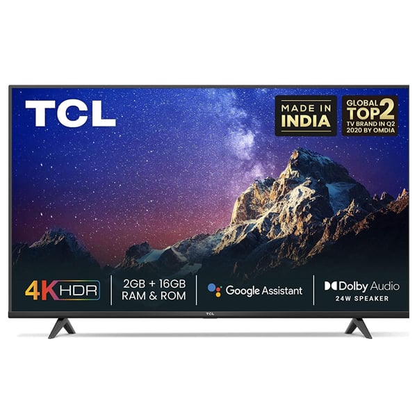 TCL 65-inch Ultra HD 4K Smart LED TV (TCL65P615)