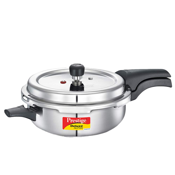 Prestige 4Litr Deluxe Alpha Svachh Stainless Steel Pressure Cooker (4LSSDLXALPHASVACHH)