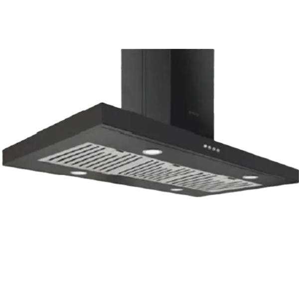 Elica SPOT NG ISLAND ETB PLUS 90 NERO PB LED 90cm 1220m3/hr Ducted Wall Mounted Chimney (SPOTNGISLANDETBPLS90)
