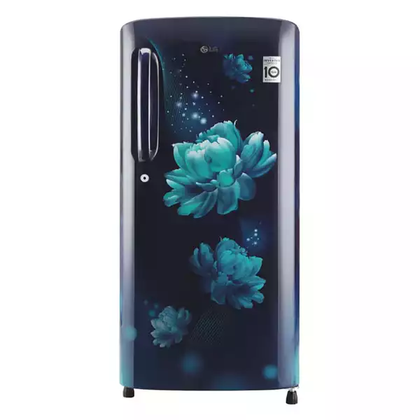 LG 190 Litres 4 Star Direct Cool Inverter Single Door Refrigerator (Smart Connect,Blue Charm) (GLB201ABCX)