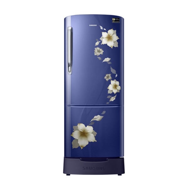 Samsung 192L 4 Star Single Door Refrigerator, Star Flower Blue (RR20M182ZU2)