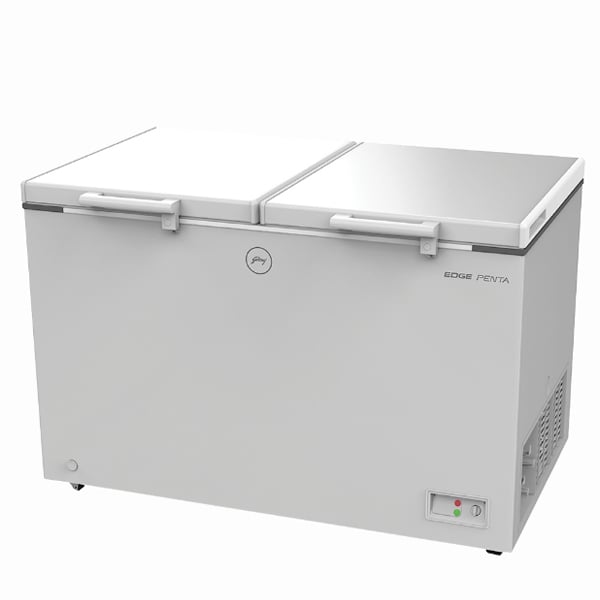 Godrej 300 L Double Door Freezer (EPENTA325C31CMFP2LM, White, Convertible)
