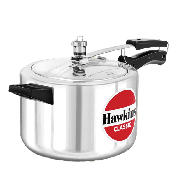Hawkins Classic 5 Litre (CL50) Pressure Cooker (Aluminium, HKSCL50ALU5L)