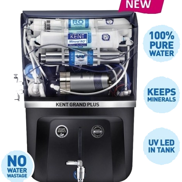 Kent Grand Plus RO+UV+UF+TDS Electrical Water Purifier (GRANDPLUSBLACK)