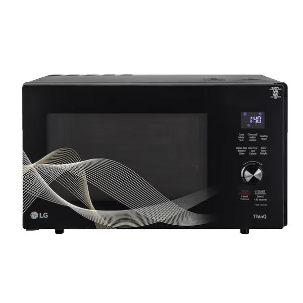 LG 28L Charcoal Convection Microwave Oven with Air Fry Technology (MJEN286UHWF)