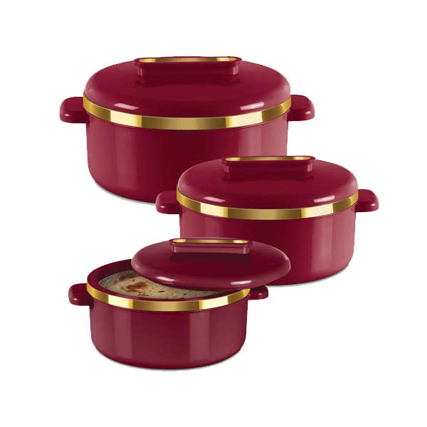 PREETHI GIFT MILTON CURVE JR 3PCS SET CASSEROLE (MILTONCURVEJR3PCSSET)