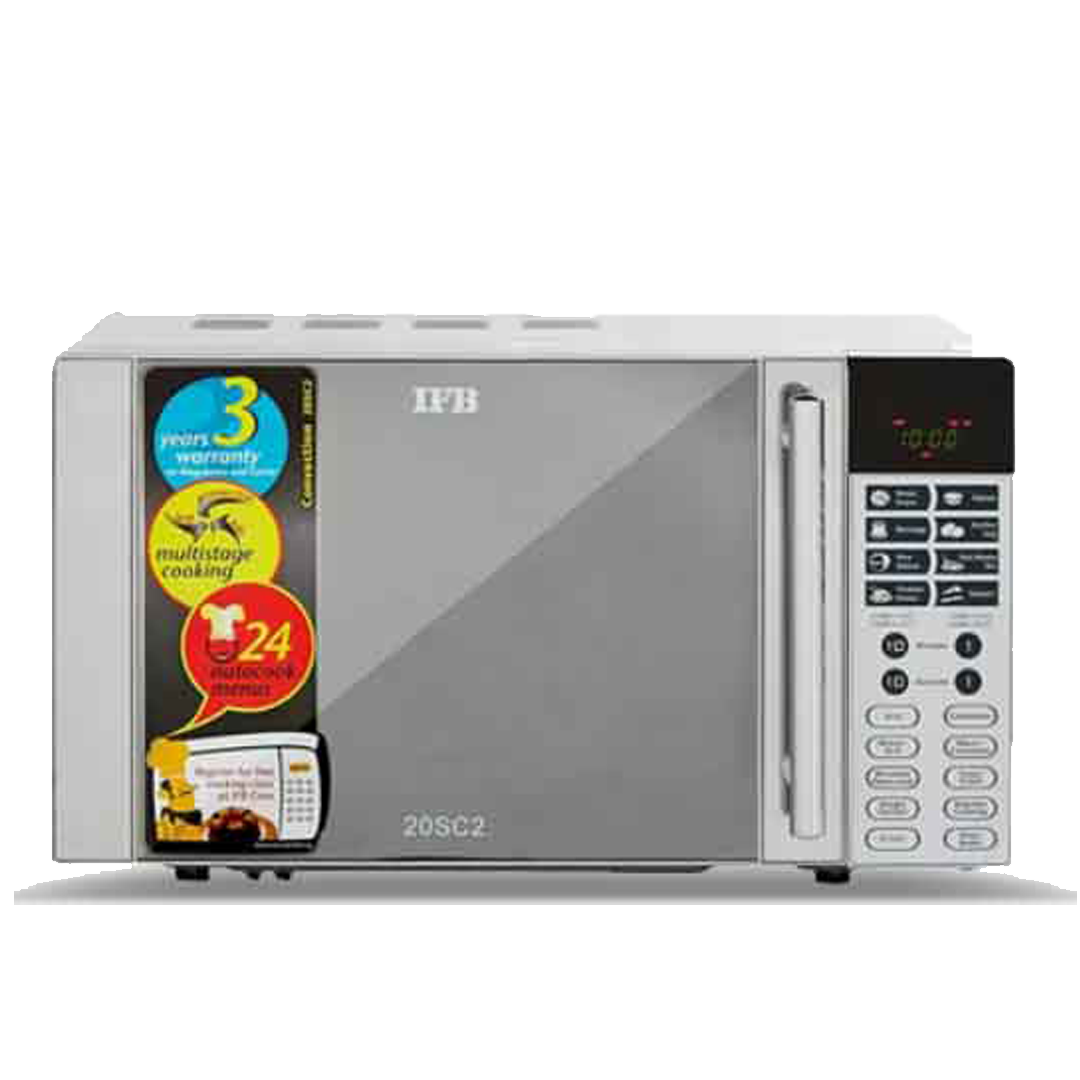 IFB 20 L Convection Microwave Oven (MWO20SC2, Silver)