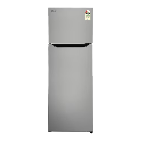 LG 288 L Double Door Refrigerator (Smart Inverter Compressor, Convertible, Shiny Steel, GLT2926PDPZ)