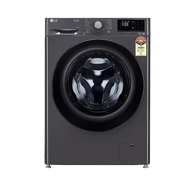 LG 9Kg 5 Star Front Load Washing Machine (AI Direct Drive, Middle Black, FHP1209Z5M)