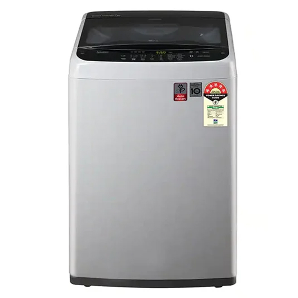 LG 7 Kg 5 Star Fully Automatic Top Loading Washing Machine (Middle Free Silver)(T70SJSF2ZA)