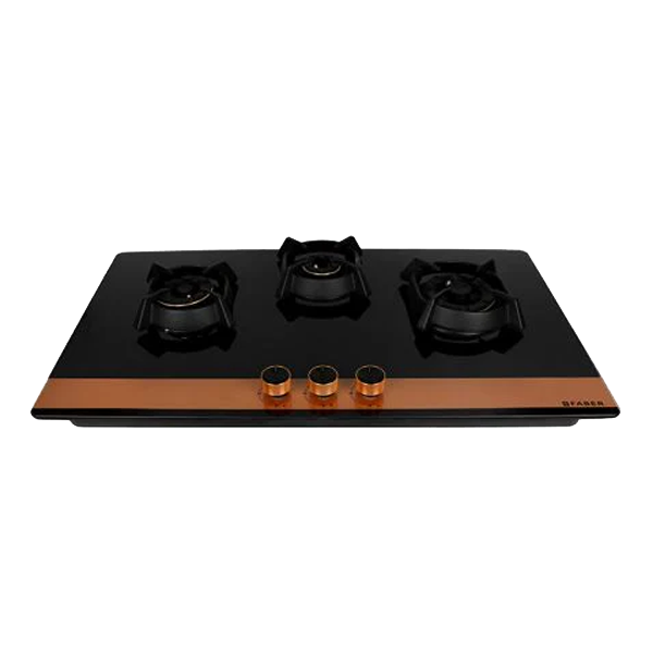 Faber Utopia Pro HT 903 BR CI Toughened Glass Top 3 Burner Automatic Electric Hob (Flame Failure Device, Black, UTOPIAPROHT903BRCI)