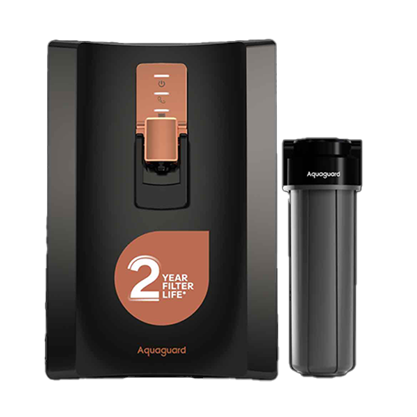 EurekaForbes Aquaguard ENRICH SUPERIO RO+UV+SS 2X+2ALK BT 5 L RO + UV Water Purifier (AGENSUPIORUCAS2X2ALK)