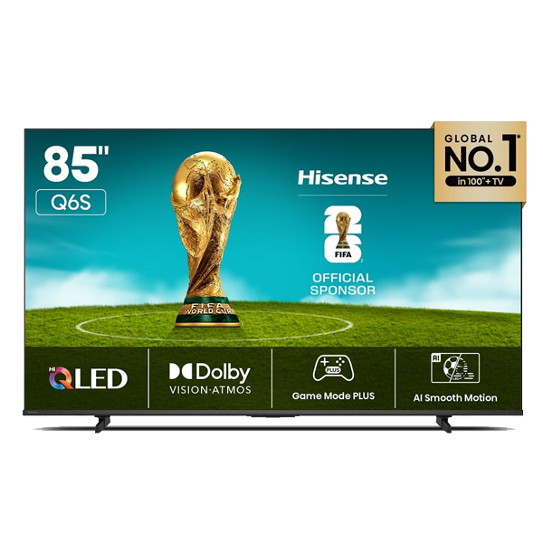 Hisense 215 cm (85 inch) 4K QLED TV (HISENSE85Q6S)