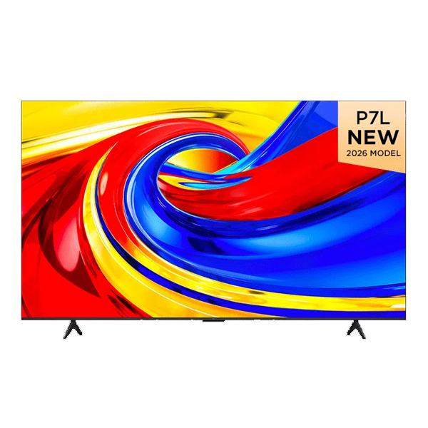 TCL 75P7L 190.5 cm (75 inch) QLED Google TV, Black (TCL75P7L)