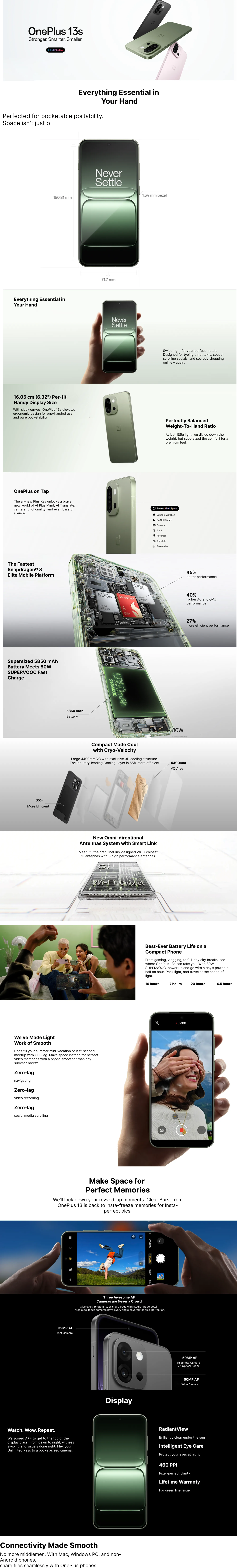 OnePlus 13s 5G (12GB RAM, 512GB, OP13S5G12512GB)
