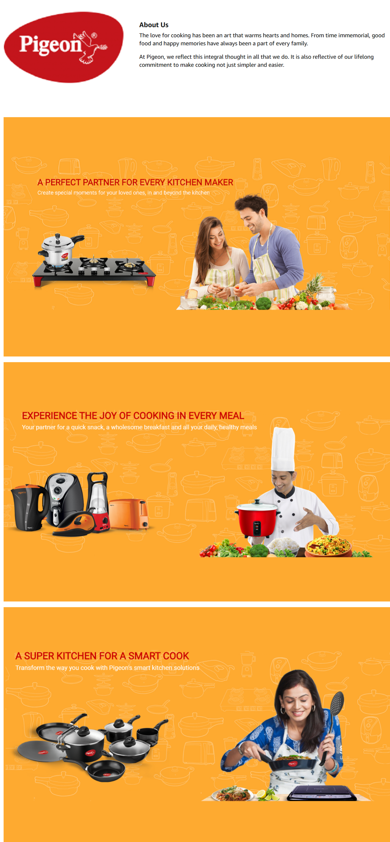 Pigeon by Stovekraft Non-Stick Biriyani Pot with Lid 11 Litres (PGNSBIRYANIPOT11L)