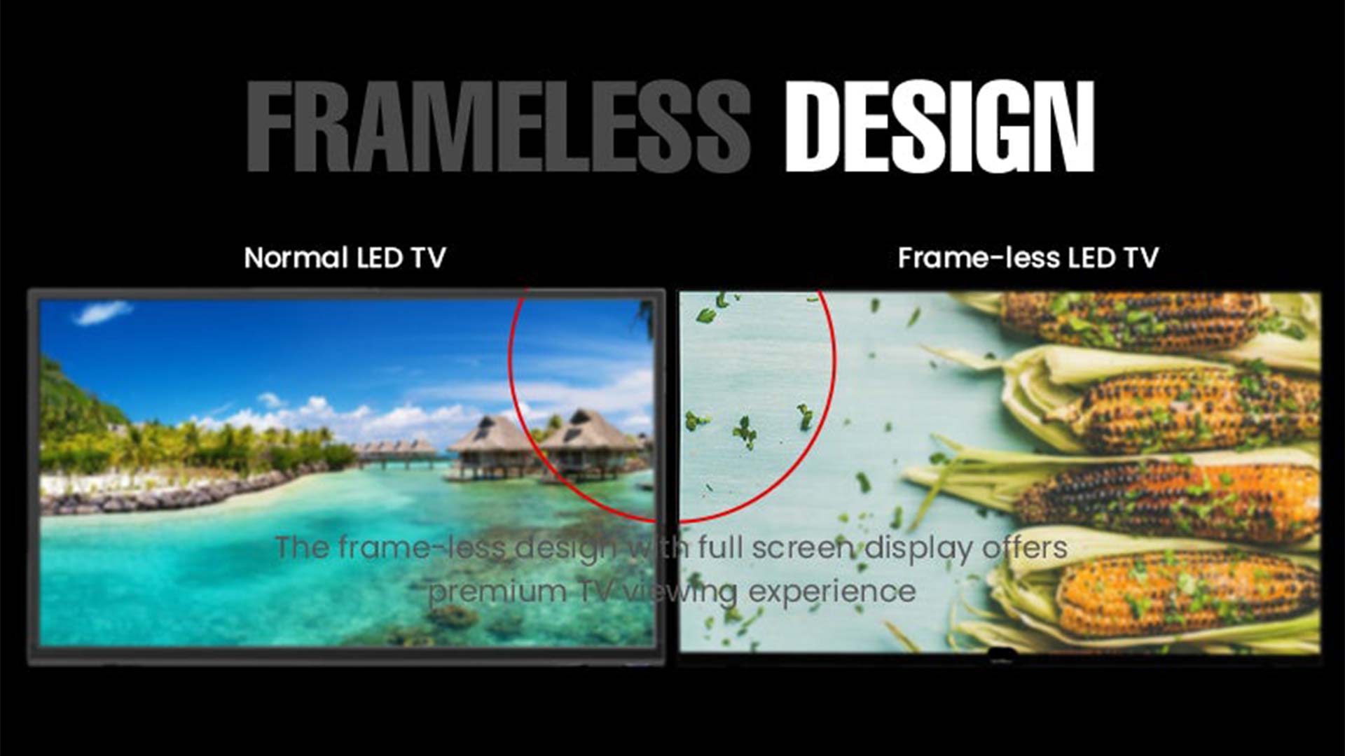 NVY 55 inch 4K Ultra HD Frameless LED Smart TV (NVY55SMARTFRAMELESS)