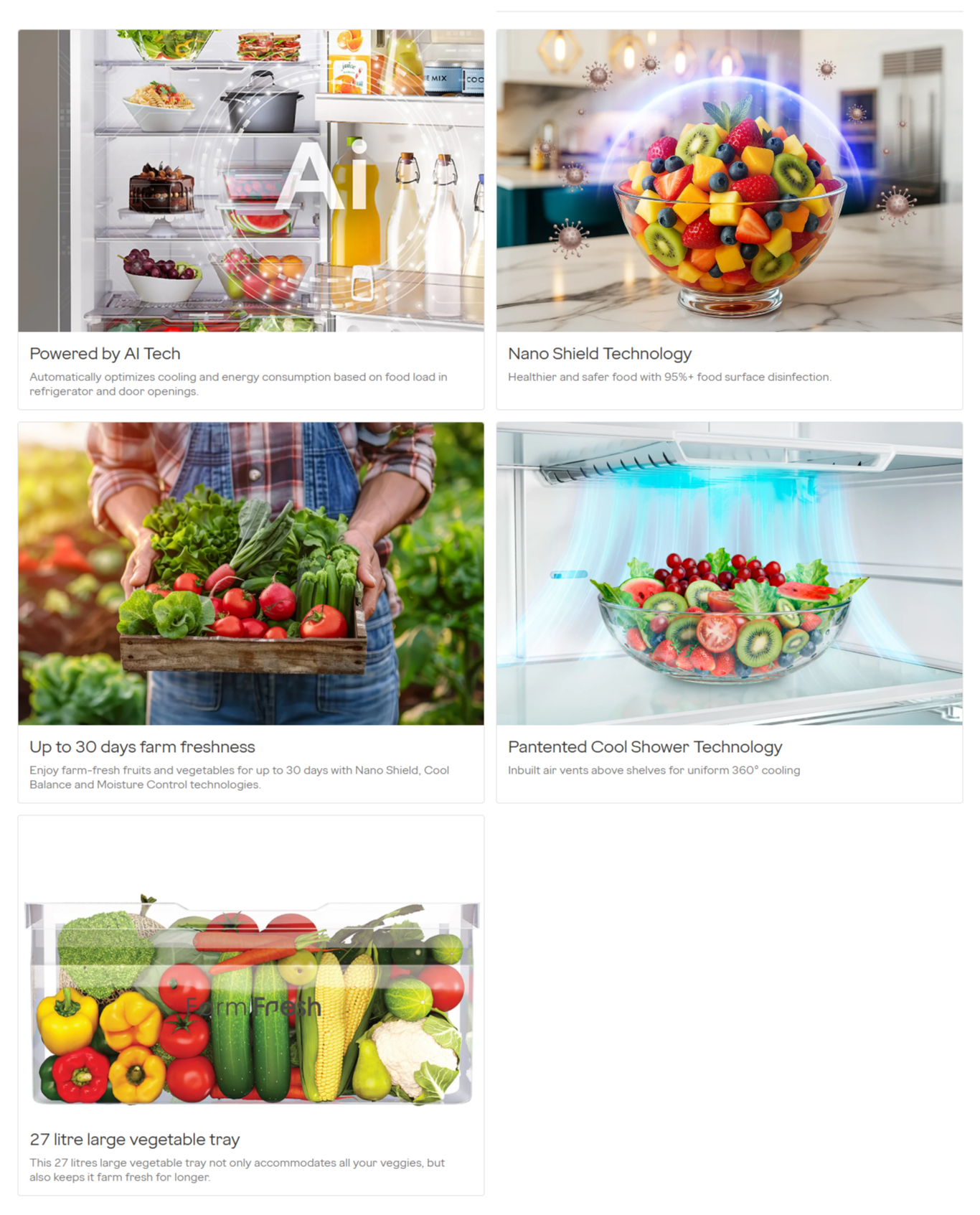 Godrej 272 L 2 Star Frost Free Double Door Refrigerator (RTEONVALOR310BNRIFS)