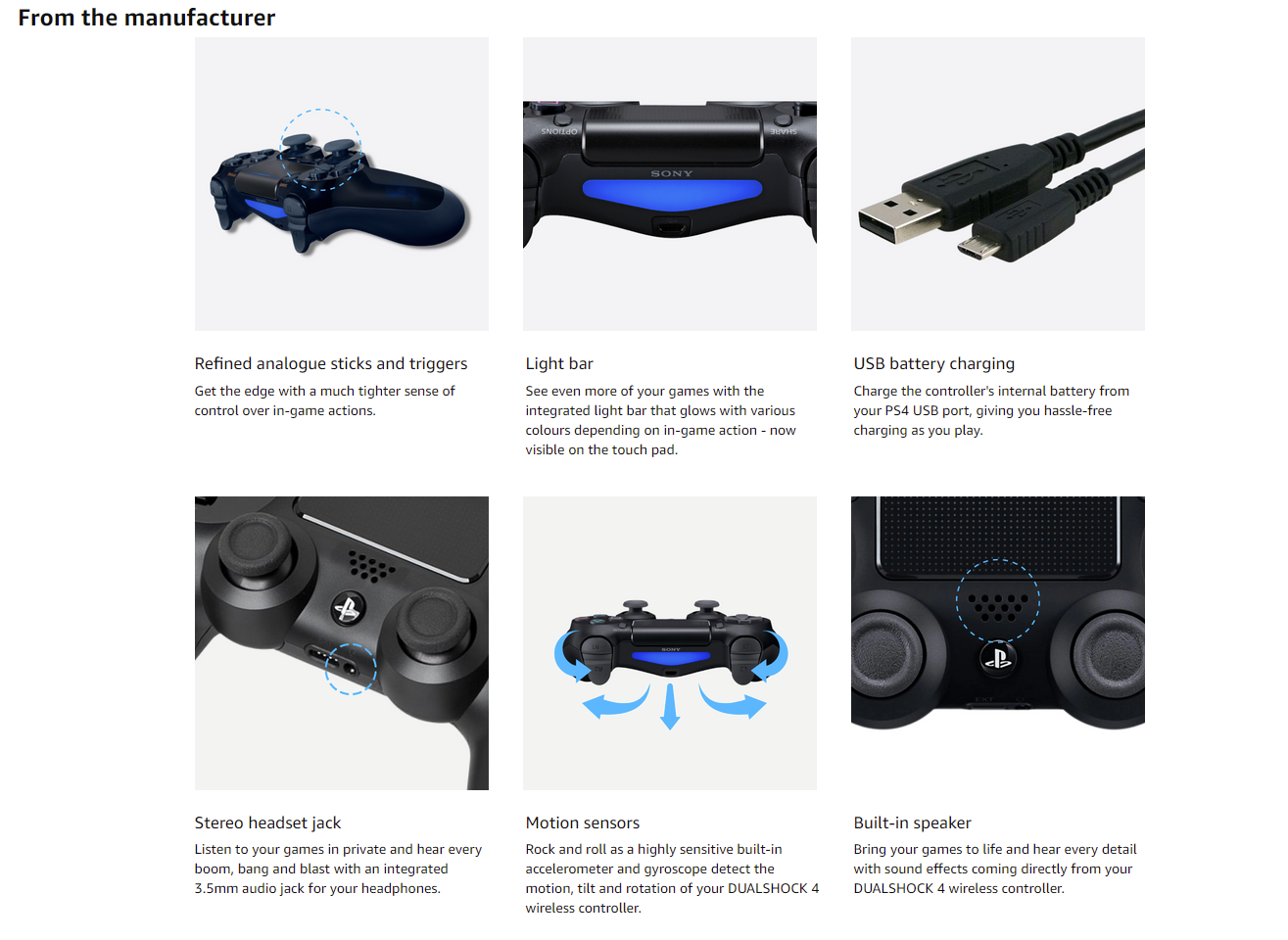 Sony DualShock 4 Wireless Controller Gamepad  (Black, For PS4) (PS4DUALSHOCKBLACKNEW)