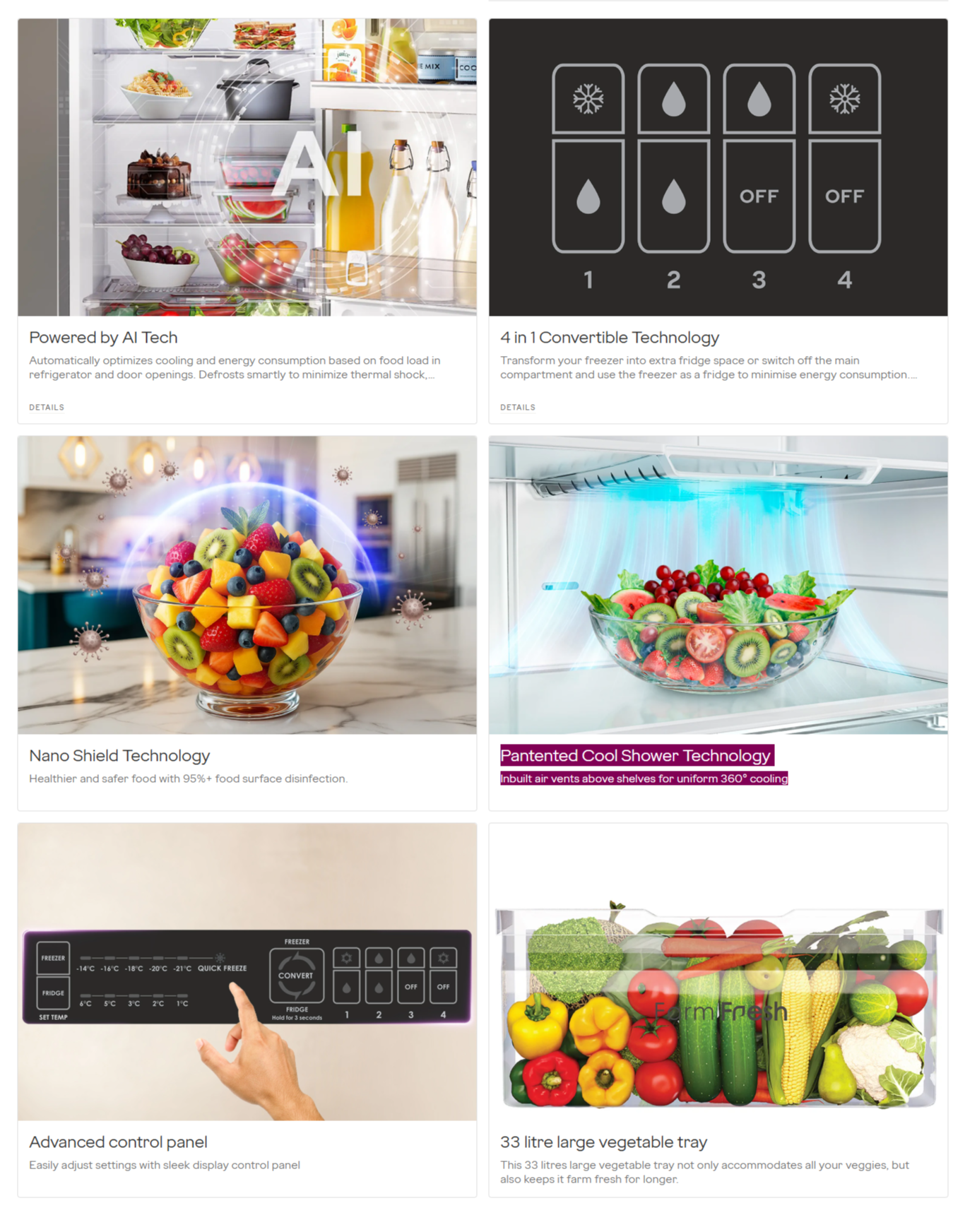 Godrej Evibe 330 L 2 Star Double Door Frost Free Refrigerator (RTEONVIBE366BNRCITMB)